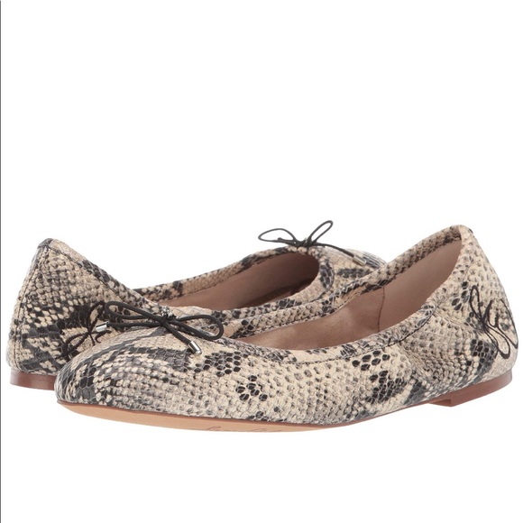Sam Edelman Shoes - Sam Edelman snake print Felicia ballet flats